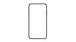 © Sophie - Modern frameless smartphone PNG isolated on transparent background, mobile phone mockup for app design and product presentation