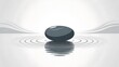 © PAVEL - simplicity and calmness of Zen with this minimalist meditation concept. PNG file. for element.