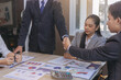 © Panumas - usinessman handshake at business meeting after negotiations with business partners. Selected focus