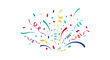 © Kuntol02 - A vibrant burst of colorful confetti and streamers creates a festive and celebratory atmosphere