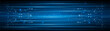 © Natt - Blue glowing lines with glitter light effect on dark background. High speed internet technology concept or fast wireless data transmission. modern internet network connection technology background