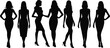 © Creative Asif - fashion, female, silhouettes, elegant, women, standing, posing, stylish, model, figures, modern, beauty, confident, ladies, outline, group, trendy, lifestyle, feminine, concept