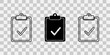 © Ismail - Clipboard icons with checkmark symbolizing task completion