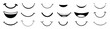 © aiobw - smile icon vector set happy illustration sign collection