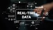 © InfiniteFlow - Innovative Visualization of Real-Time Data Analytics with Modern Graphs and Charts Concept. Asymptotic smart data analytic.