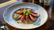 © Stanislava - Veal Zürcher Style with creamy mushroom sauce and seasonal vegetables