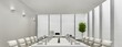 © Ix - Modern Office Interior with White Chairs.