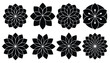 © Md Bishal - Mandala style lotus flowers and floral geometric patterns for meditation branding
