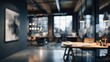 © Johannes - blurry interior view of modern workspace