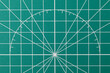 © Gresei - Green cutting mat with grid and protractor lines