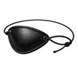 © LuvLuv - Black Leather Pirate Eye Patch With String Ties Isolated On Transparent Background
