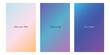 © Shabekunnahar - Soft Pastel Gradient Background Set for Modern Design