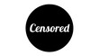 © Dimmy - Censored information icon white and black icon