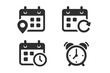 © icon_art - Calendar and Alarm Icons Set