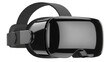 © Hugo - Sleek black VR headset PNG isolated on transparent background, virtual reality device for gaming and immersive experiences