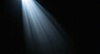 © ABID - Dramatic spotlight shining through darkness with intense beams