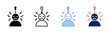 © oka - Pain Point icon set multiple style collection
