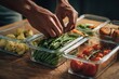 © Ardiyanto Tri P. - Meal prepping healthy food containers