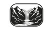 © Yahya - Majestic Waterfall Cascading Through Rugged Mountain Landscape.