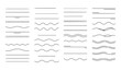 © MstMonisha - Modern minimal chapter divider vector set with line and wave text separators for documents and layouts