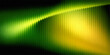 © PAGLAA - Abstract green and colorful background design featuring digital light waves and a vibrant rainbow spectrum pattern on a dark technology backdrop with rhythmic equalizer lines and vector textures