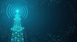© PRASANNAPIX - Digital Communication Tower Emitting Signal in Connected Network