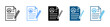 © malikha - Job Application Form icon set multiple style collection