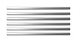 © TTh - Six metallic cylindrical bars in gradient tones