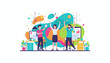 © Adobe Contributor - Energetic team celebrating a major business win and financial goal achievement