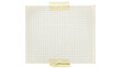 © Natasha - Isolated grid sheet of paper with tape adhesive, note background for message or mockup