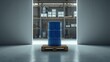 © Cyber Shutter - Chemical warehouse with blue barrel drums on pallets, highlighting storage and handling procedures