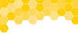 © Lienjo - Vibrant Yellow Gradient Honeycomb Hexagon Wave Seamless Pattern Background - Modern Geometric Abstract Vector Texture, yellow honeycomb pattern.