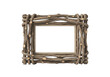 © Skstor - Rustic twig frame isolated on transparent background