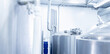 © Parilov - Industrial brewery equipment and stainless steel tanks in modern beer factory banner