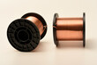 © Lushchikov Valeriy - Copper coils on a white background. Copper wire for electronics. Pure copper.