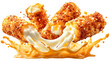 © Chinnasorn - Mozzarella cheese sticks fried crispy golden crumbs gooey melt splash Delicious mozzarella cheese sticks with crispy golden crumbs, gooey melt and dynamic splash motion create appetizing, isolated