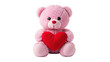 © Yeasmin - Pink teddy bear holding heart isolated on transparent background