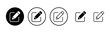 © LUNARA - Edit icon logo design. edit document sign and symbol. edit text icon. pencil. sign up