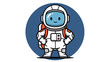 © Jaya - Cute astronaut character standing confidently in space suit, ready for adventure and exploration.