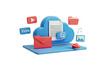 © suryanurhayin - Cloud Storage and Data Transfer Icons