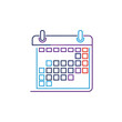 © Rekman - Modern Calendar Icon - Planning, Scheduling, and Time Management Concept
