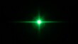 © RM Graphics - Vibrant Green Starburst Lens Flare Burst with Radiant Glow