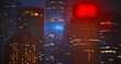 © Great Brut Here - Shanghai's Night Skyline Featuring Iconic Buildings and Bright Colors