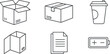 © Moslam - Collection of simple icons for packaging and delivery