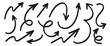© Fawad - Hand drawn arrows in various directions on white background for graphic design