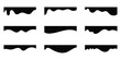 © Aquavisionweath6 - Curve Lines, Drops, Wave Collection of Abstract Design Element for Top, Bottom Page Web Site. shape wave design, dividers shapes, frame template curve collection .