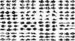 © MAKD - Diverse Ocean Fish Silhouettes Collection: Aquatic Animal & Marine Life Vector Set for Nature, Education & Graphic Design