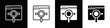 © kondesign - Search Engine Icon With Black And White Background