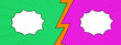 © SyahCreation - Comic book style versus background with speech bubbles