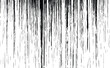 © M2L - Abstract monochrome vector grunge texture with vertical black ink streaks and distressed paint drips background
